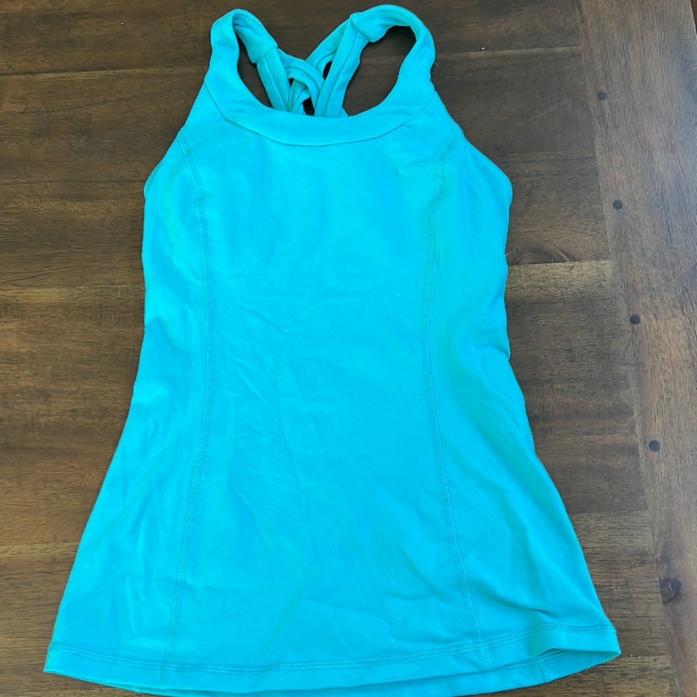 Lululemon tank top - Teal blue size 2